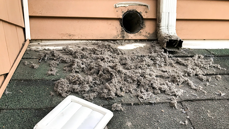 clogged dryer vent