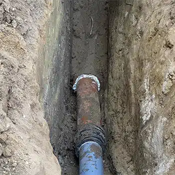 clogged sewer line
